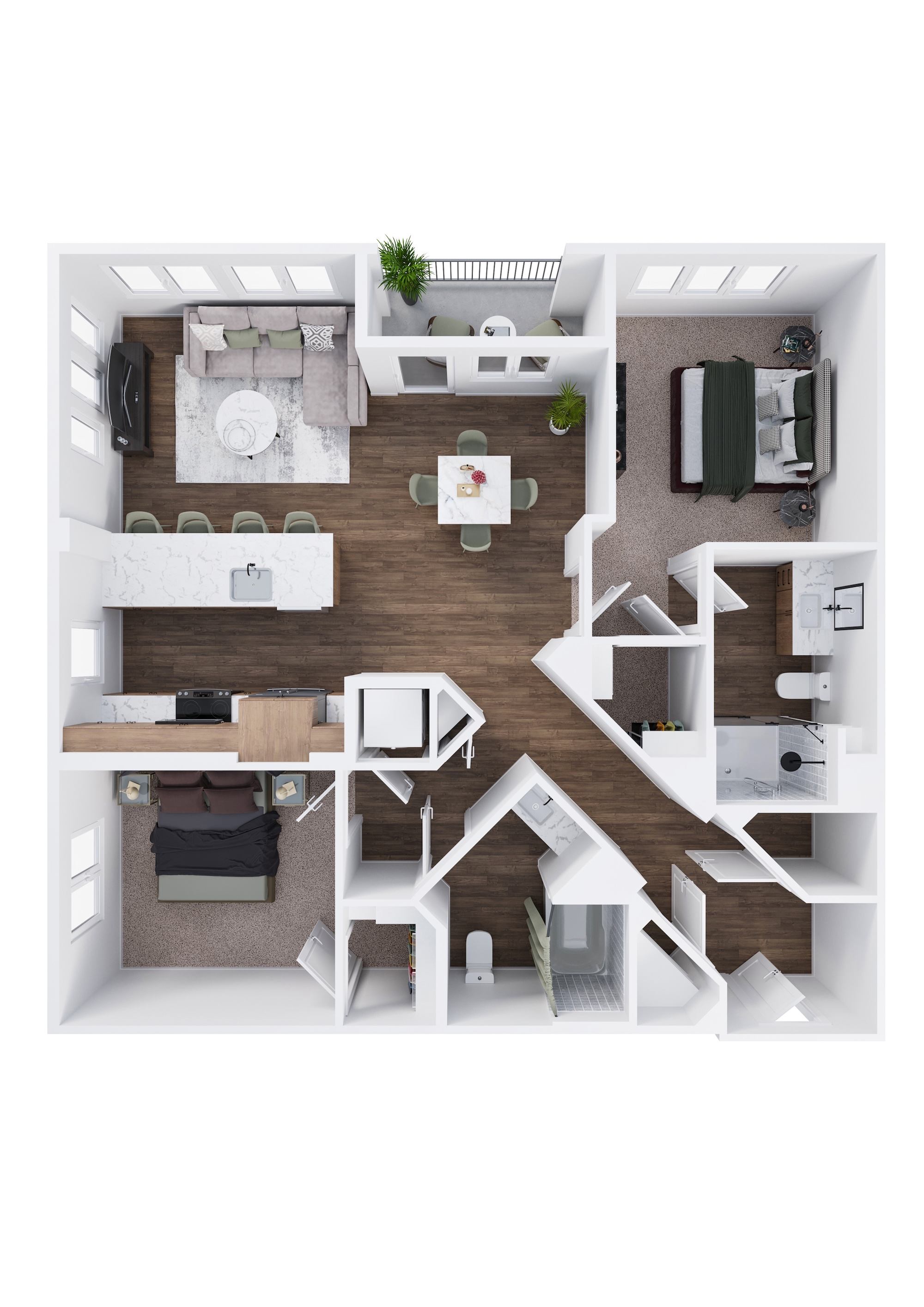 Floor plan layout diagram for B5